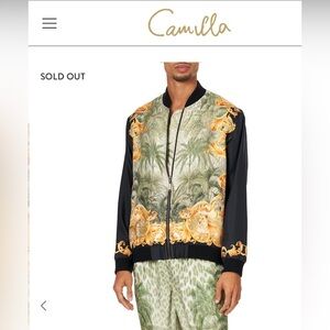 Camilla Zip Through Bomber Jacket